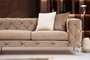 Atelier Del Sofa Como - Sofá de 4 plazas Crema oscuro